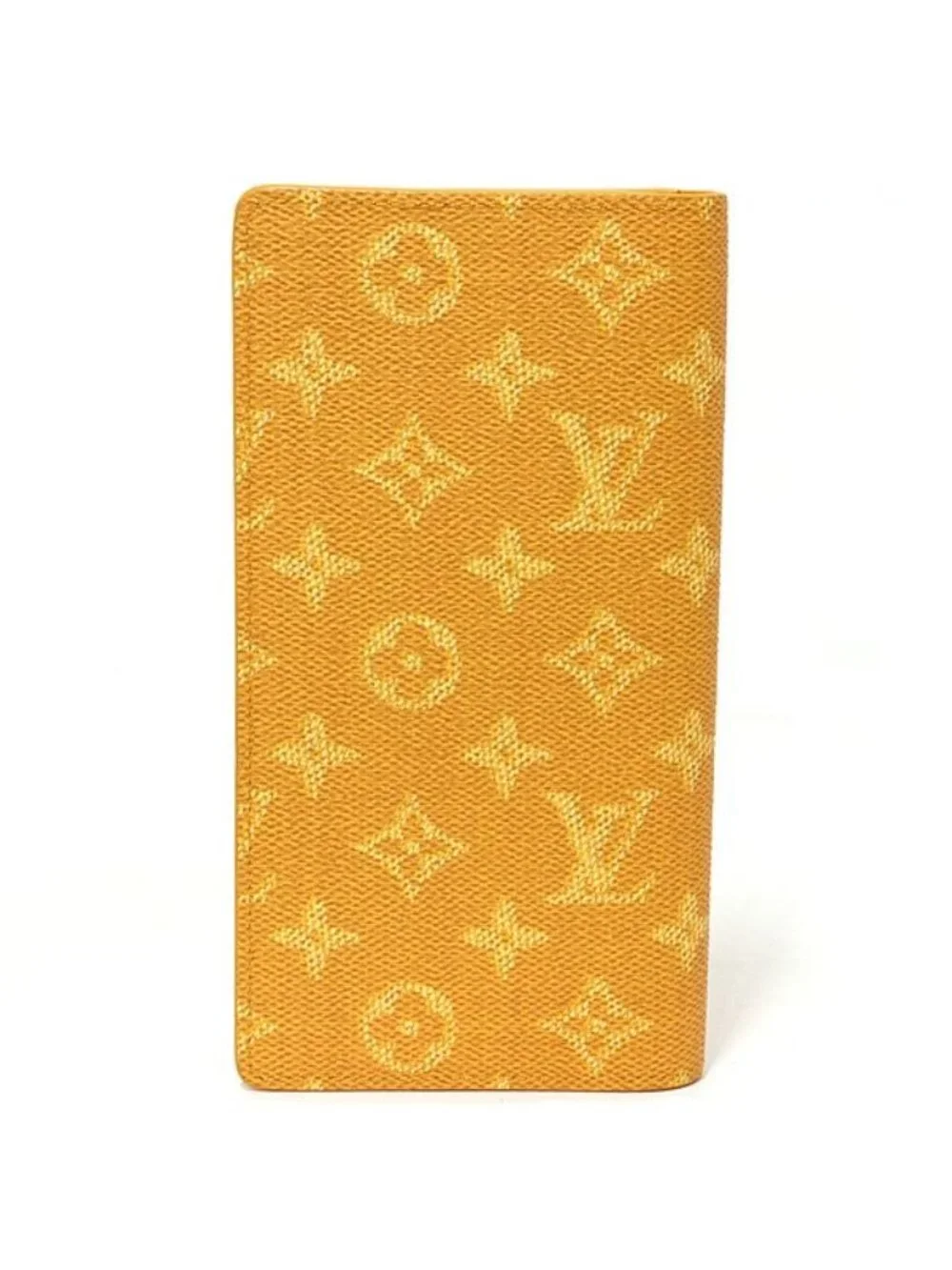 Louis Vuitton Portefeuille Brazza NM Wallet Monogram Heritage Canvas Yellow